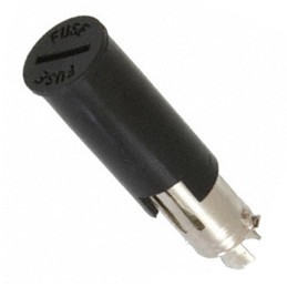 1 pcs : 03450121HX020 - FUSEHOLDER KNOB BLACK 5X20MM