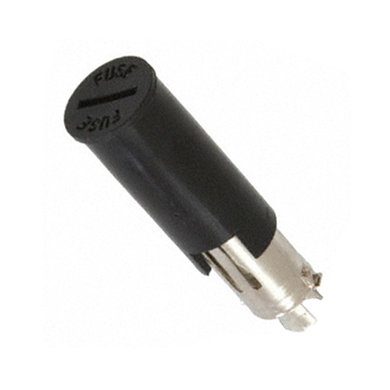 1 pcs : 03450121HX020 - FUSEHOLDER KNOB BLACK 5X20MM