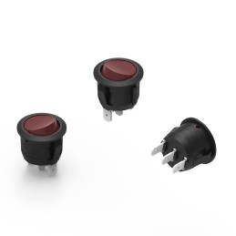 100 pcs - Wurth Elektronik Illuminated SPST, On-Off Rocker Switch Panel Mount