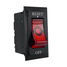 1 pcs : 736W-B/301 - CIR BRKR THRM 15A 125VAC ROCKER