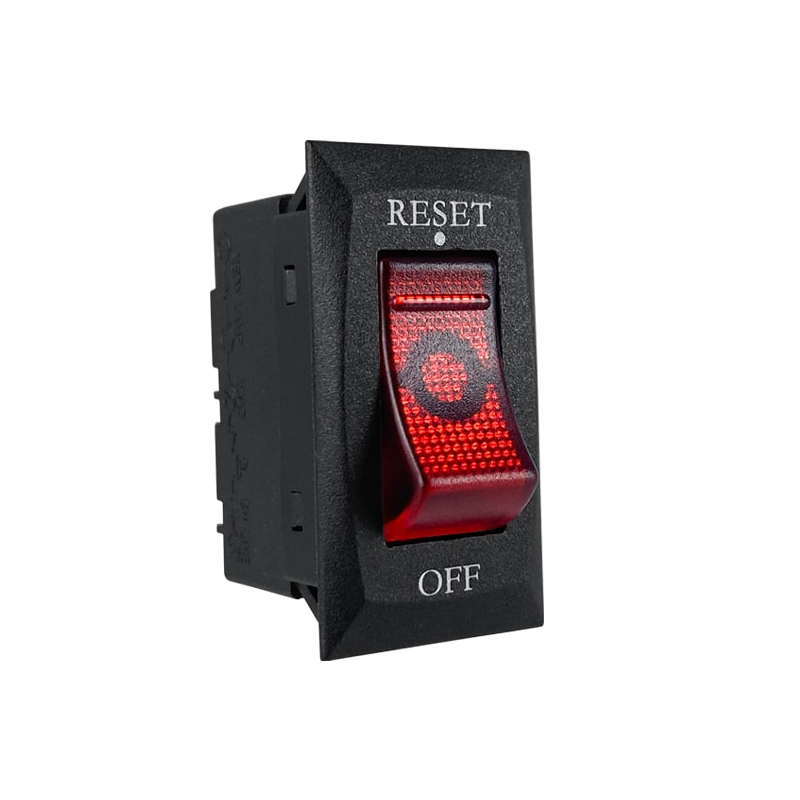 1 pcs : 736W-B/301 - CIR BRKR THRM 15A 125VAC ROCKER