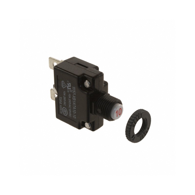 1 pcs : W57-XB1A7A10-10 - CIR BRKR THRM 10A 250VAC