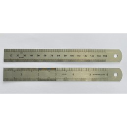 1 pcs - RS PRO 150mm Steel Imperial, Metric Ruler