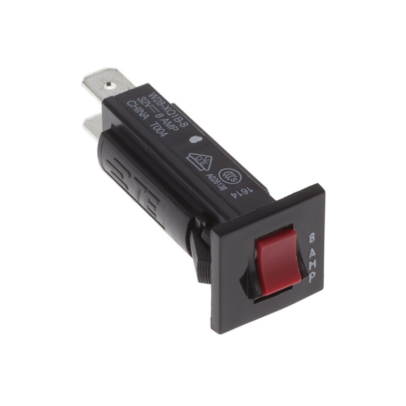 1 pcs : W28-XQ1B-8 - CIR BRKR THRM 8A 250VAC 32VDC