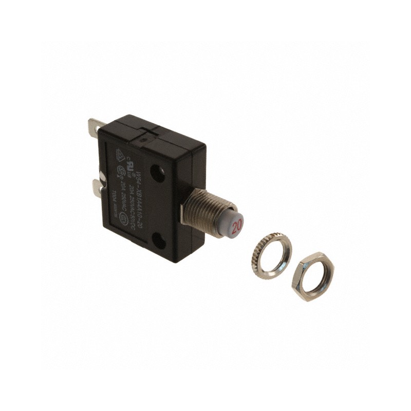 1 pcs : W54-XB1A4A10-20 - CIR BRKR THRM 20A 250VAC