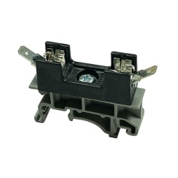 1 pcs : BK-S-8002-1X-DIN - FUSE BLOCK 1/4' DIN RAIL MNT 30A