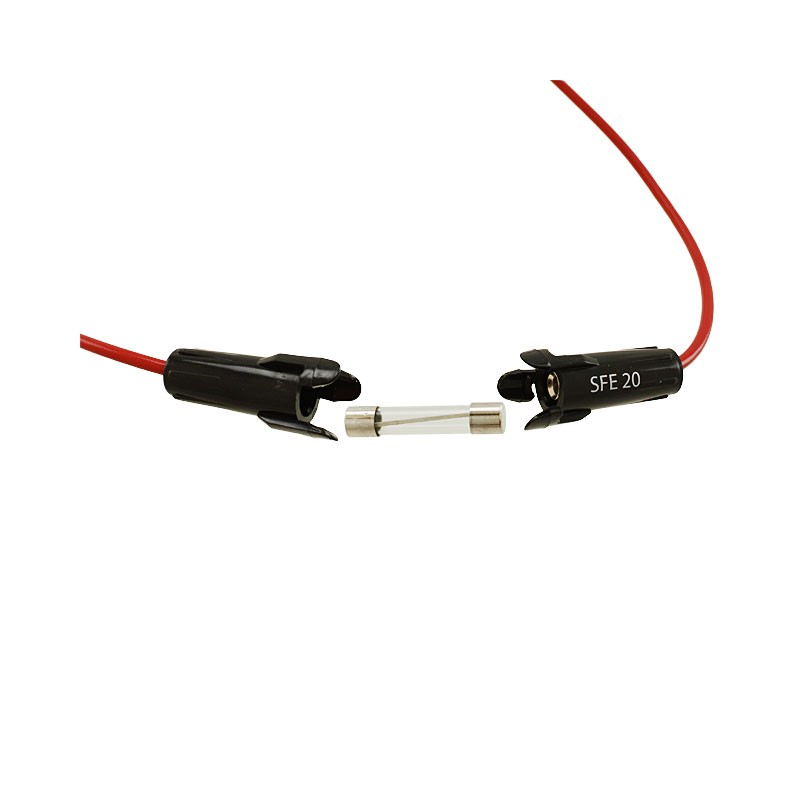 1 pcs : 01550120ZXA - FUSE HOLDER CART 32V 20A IN LINE