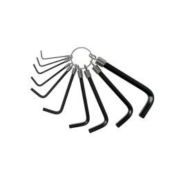 1 pcs - Teng Tools 10 piece L Shape Metric Hex Key Set, 1.5 - 10mm