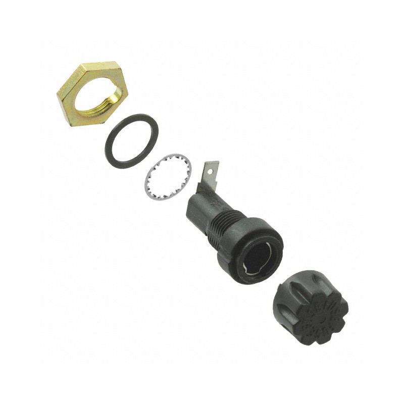 1 pcs : 03420028HXL - FUSE HLDR CART 250V 20A PNL MNT