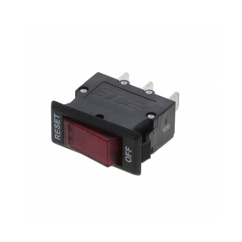 1 pcs : W51-A121B1-6 - CIR BRKR THRM 6A 125VAC 50VDC