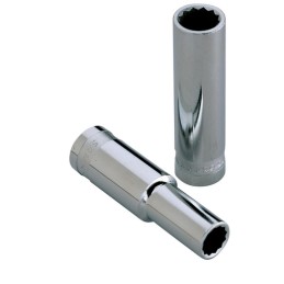 1 pcs - SAM 1/4 in Drive 8mm Deep Socket, 6 point, 50 mm Overall Length