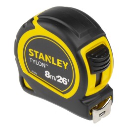 1 pcs - Stanley Tylon 8m Tape Measure, Metric & Imperial