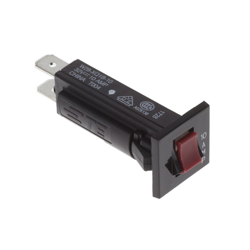 1 pcs : W28-XQ1B-10 - CIR BRKR THRM 10A 250VAC 32VDC
