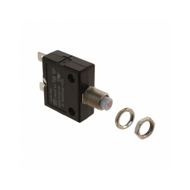 1 pcs : W54-XB1A4A10-10 - CIR BRKR THRM 10A 250VAC