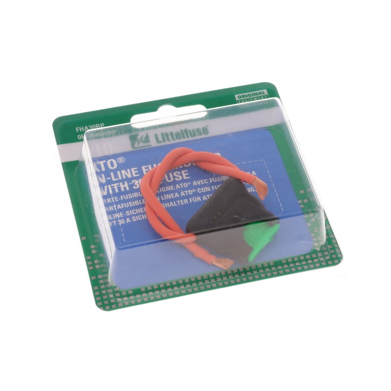 1 pcs : 0FHA0030XP - FUSE HLDR BLADE 32V 30A IN LINE