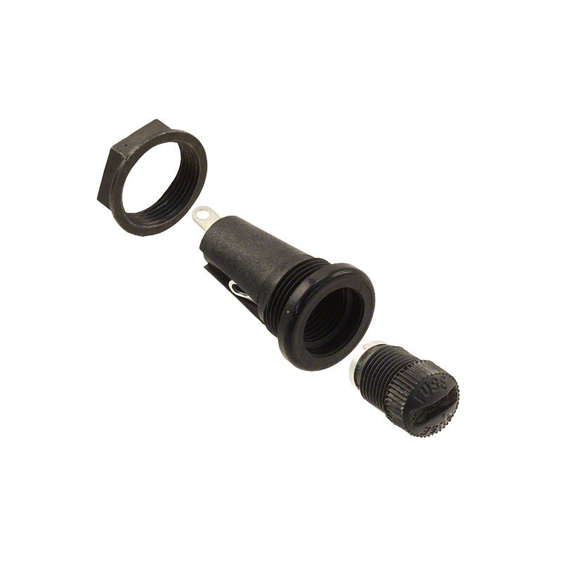 1 pcs : FX0296 - FUSE HLDR CART 250V 6.3A PNL MNT