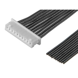 50 pcs - Molex 10 Way Female PicoBlade Unterminated Wire to Board Cable, 75mm