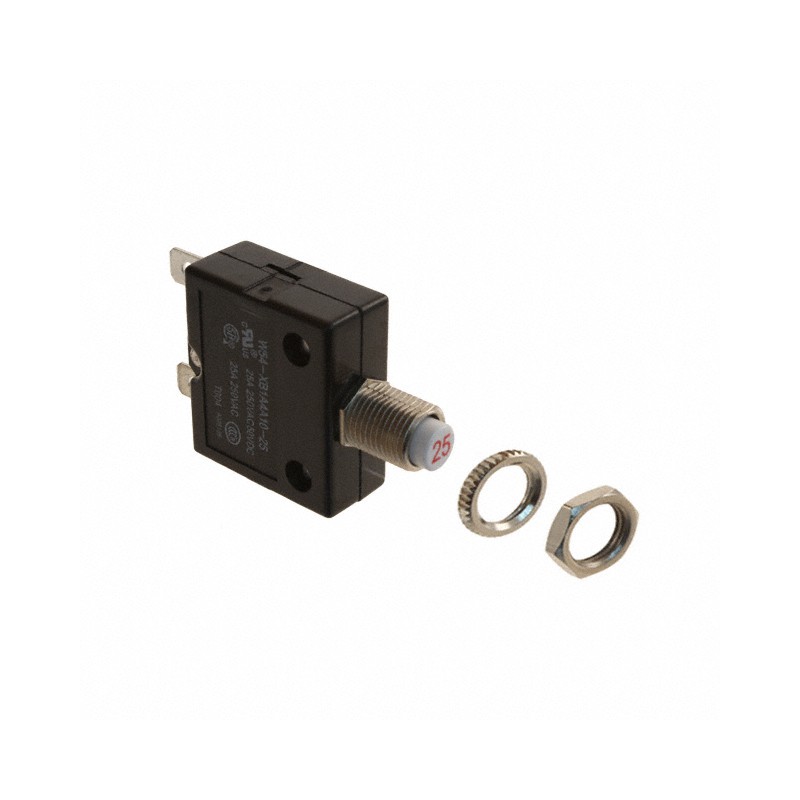 1 pcs : W54-XB1A4A10-25 - CIR BRKR THRM 25A 250VAC