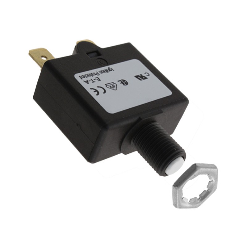 1 pcs : 1658-G21-01-P10-6A - CIR BRKR THRM 6A 240VAC 28VDC