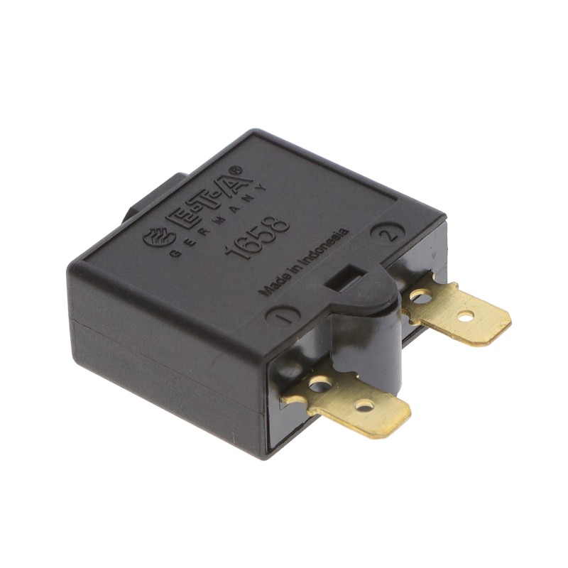 1 pcs : 1658-A00-00-P10-15A - CIR BRKR THRM 15A 240VAC 28VDC