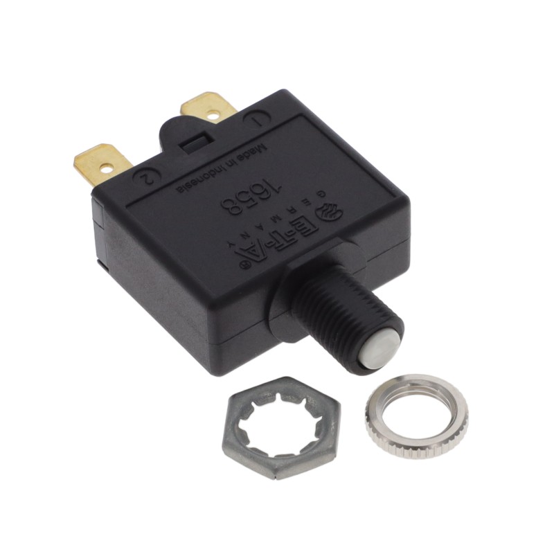 1 pcs : 1658-G21-02-P10-6A - CIR BRKR THRM 6A 240VAC 28VDC