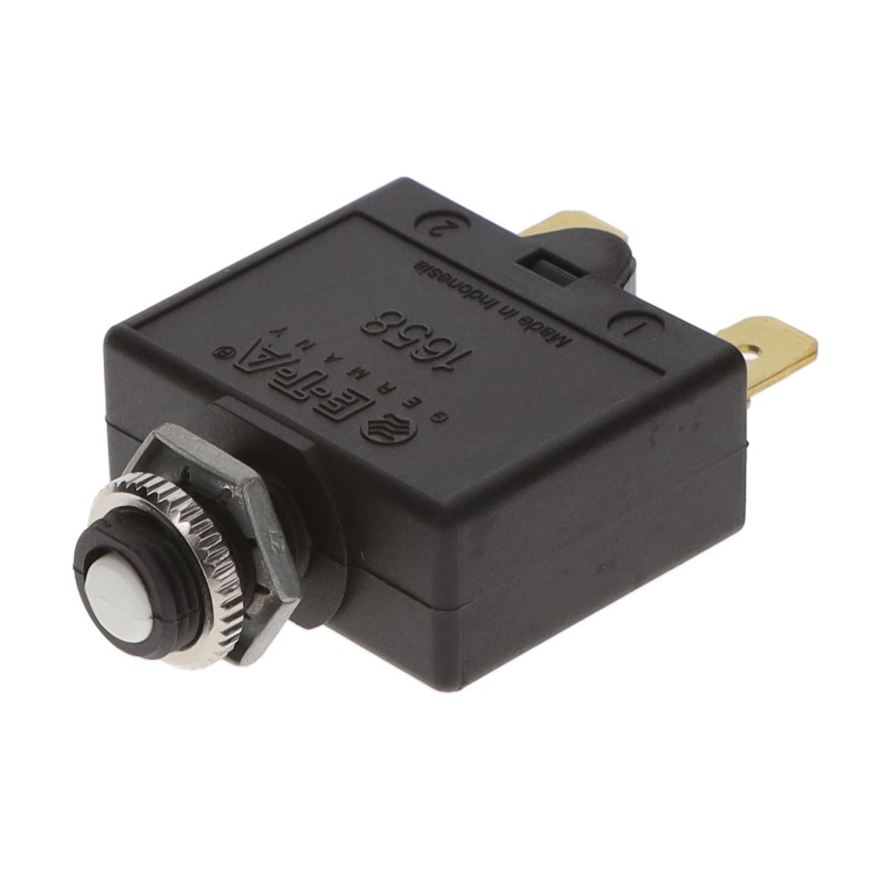 1 pcs : 1658-G21-02-P10-20A - CIR BRKR THRM 20A 240VAC 28VDC