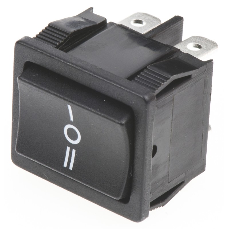 100 pcs - TE Connectivity DPDT, (On)-Off-(On) Rocker Switch Panel Mount