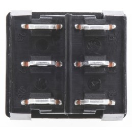 100 pcs - TE Connectivity DPDT, (On)-Off-(On) Rocker Switch Panel Mount