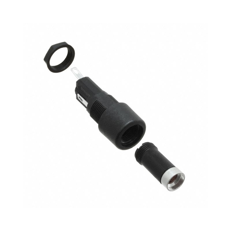 1 pcs : FX0455/S - FUSE HLDR CART 250V 10A PNL MNT