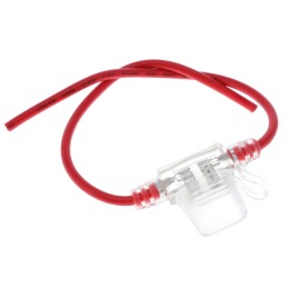 1 pcs : 0FHM0001HXGLO - FUSE HLDR BLADE 32V 20A IN LINE