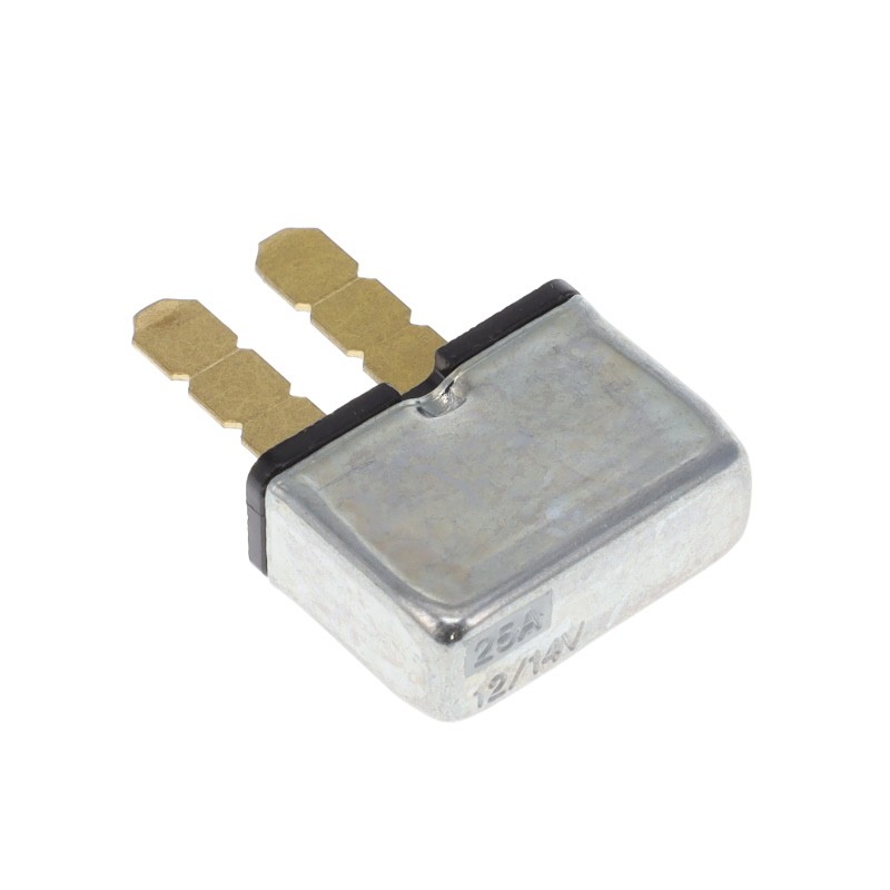 1 pcs : 0UCB025.X - CIR BRKR 25A 12VDC AUTO RESET