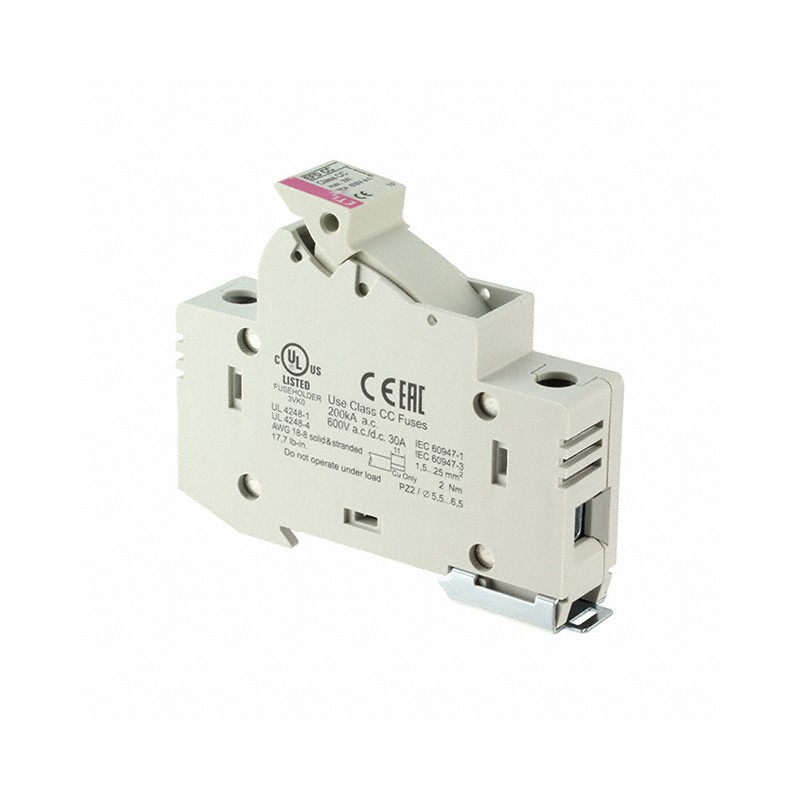 1 pcs : 2540101 - FUSE HLDR CART 600V 30A DIN RAIL