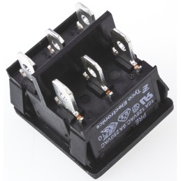 100 pcs - TE Connectivity DPST, On-On Rocker Switch Panel Mount