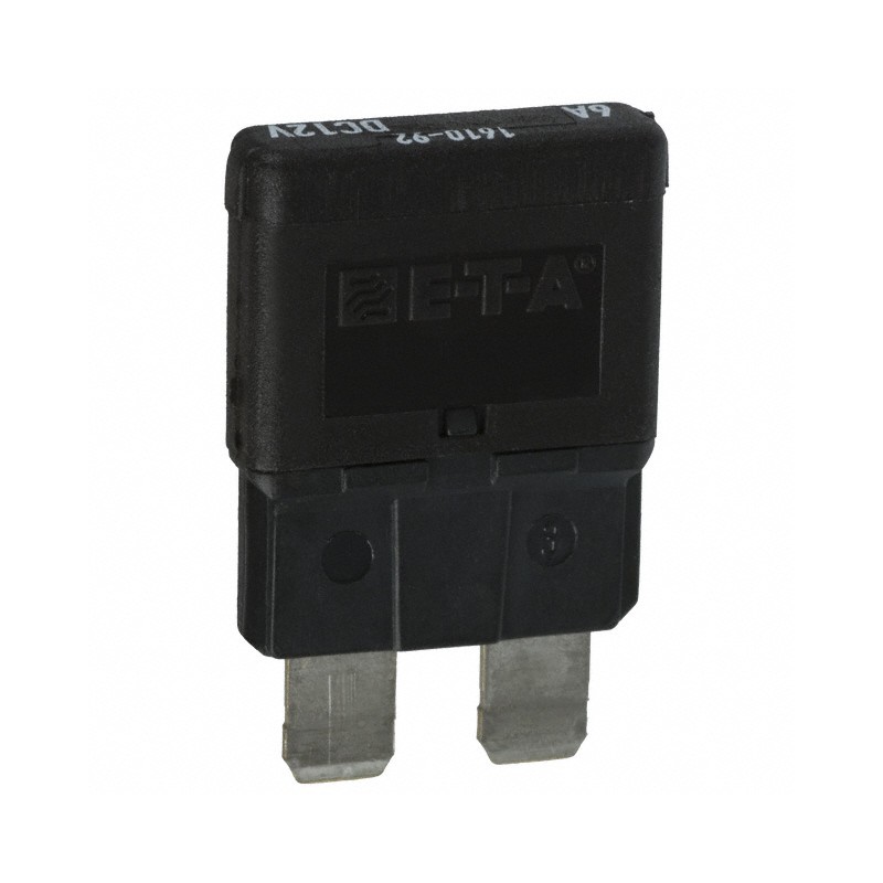 1 pcs : 1610-92-6A - CIRCUIT BREAKER THRM 6A 12VDC