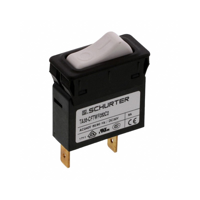 1 pcs : 4435.0035 - CIR BRKR THRM 5A 240VAC 32VDC