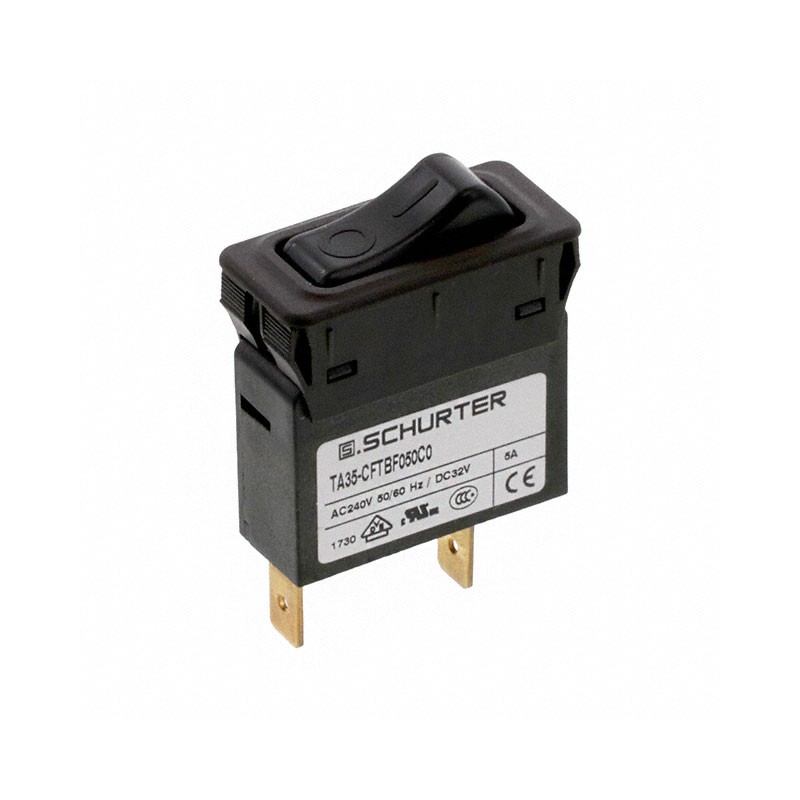 1 pcs : 4435.0173 - CIR BRKR THRM 5A 240VAC 32VDC