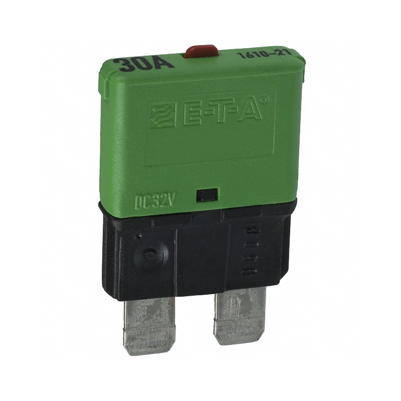 1 pcs : 1610-21-30A - CIR BRKR THRM 30A 32VDC