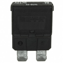 1 pcs : 1610-92-8A - CIRCUIT BREAKER THRM 8A 12VDC