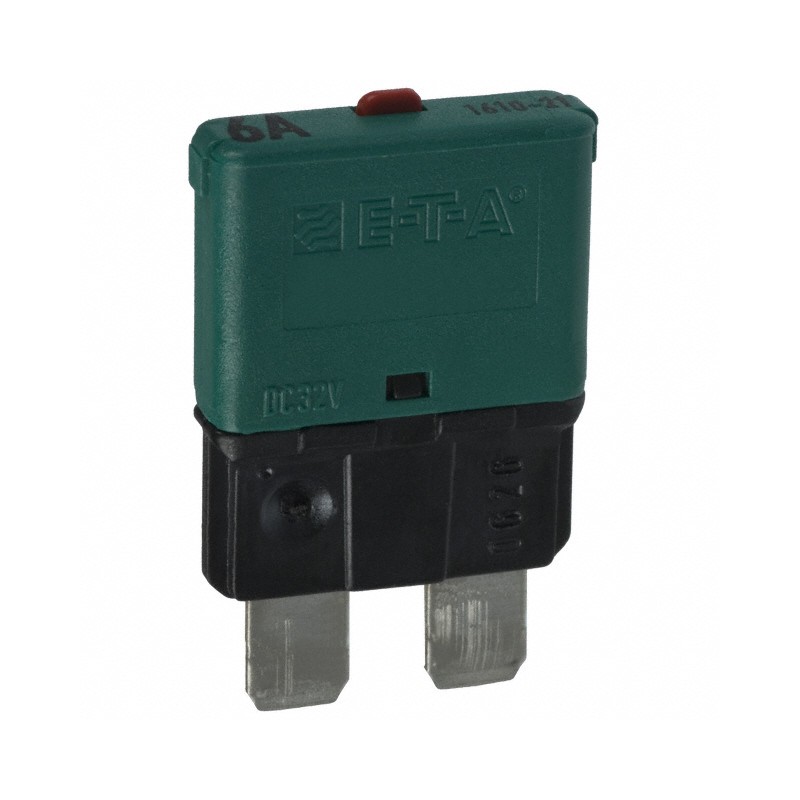 1 pcs : 1610-21-6A - CIRCUIT BREAKER THRM 6A 32VDC