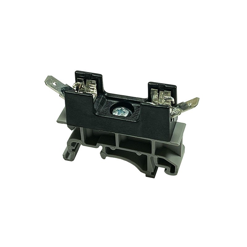 1 pcs : BK-S-8102-1X-DIN - FUSE BLOCK 1/4' DIN RAIL MNT 20A