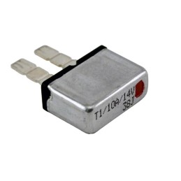 1 pcs : BUCB010.Z - CIR BRKR 10A 12VDC AUTO RESET