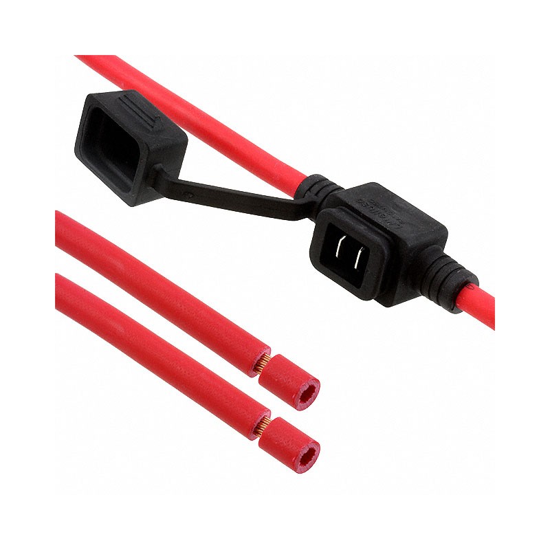 1 pcs : HLJC1001G - FUSE HLDR BLADE 58V 40A IN LINE