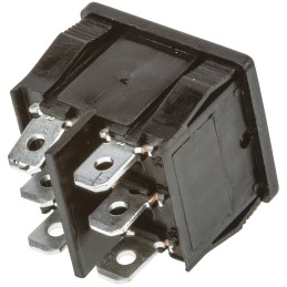 100 pcs - TE Connectivity DPDT, On-Off-On Rocker Switch Panel Mount