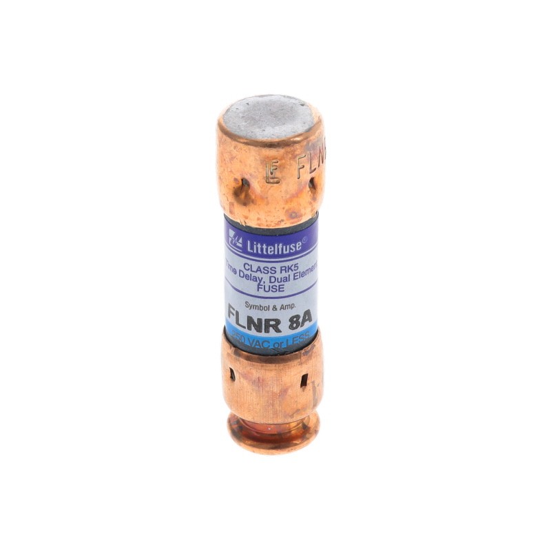 1 pcs : FLNR008.T - FUSE CARTRIDGE 8A 250VAC/125VDC