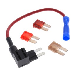 1 pcs : FHM20200ZPA - FUSE HOLDER BLADE 10A IN LINE