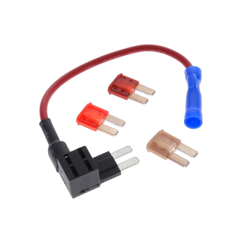 1 pcs : FHM20200ZPA - FUSE HOLDER BLADE 10A IN LINE