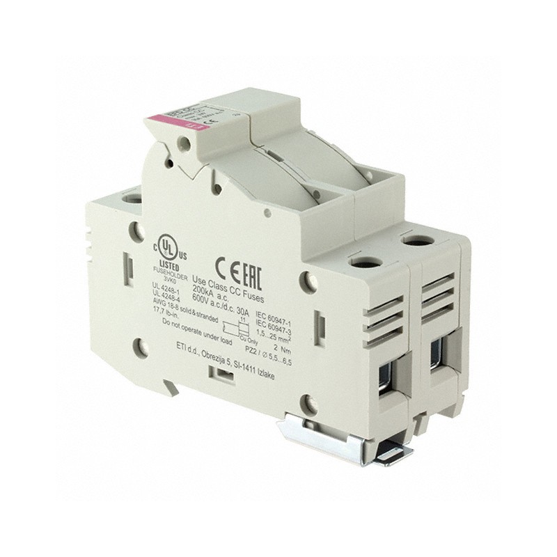 1 pcs : 2540003 - FUSE HLDR CART 600V 30A DIN RAIL
