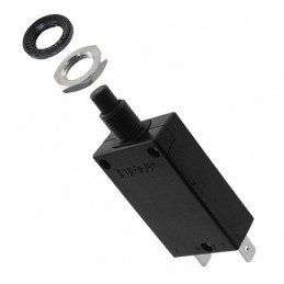 1 pcs : 2-5700-IG1-P10-15A - CIR BRKR THRM 15A 250VAC 50VDC
