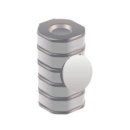 1 pcs : 2033-80-G5-T1LF - GDT 800V 20KA 2 POLE