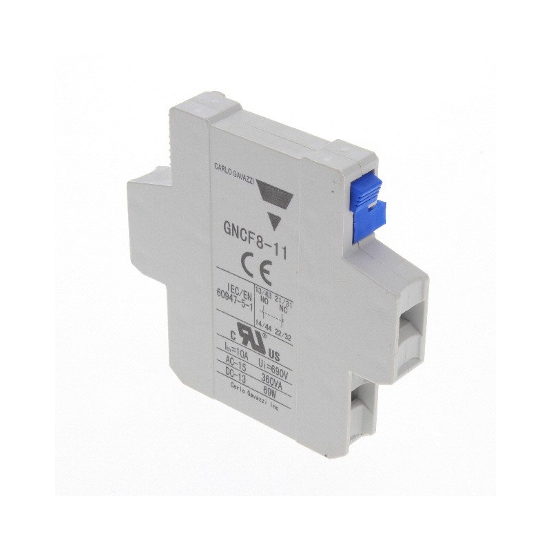 1 pcs : GNCF8-11 - SIDE AUX CONT 1NO 1NC